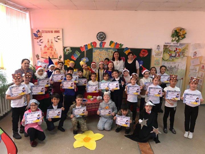 Лингвистика әдістемелік бөлімінің айлығында өткен ашық сабақ