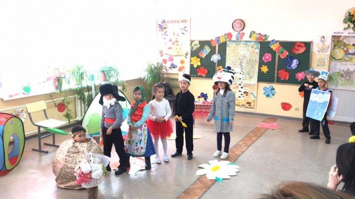 Лингвистика әдістемелік бөлімінің айлығында өткен ашық сабақ